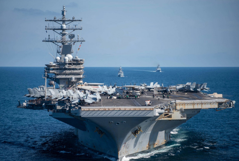 US Navy's Latest Aircraft Carrier Deploys For First Time