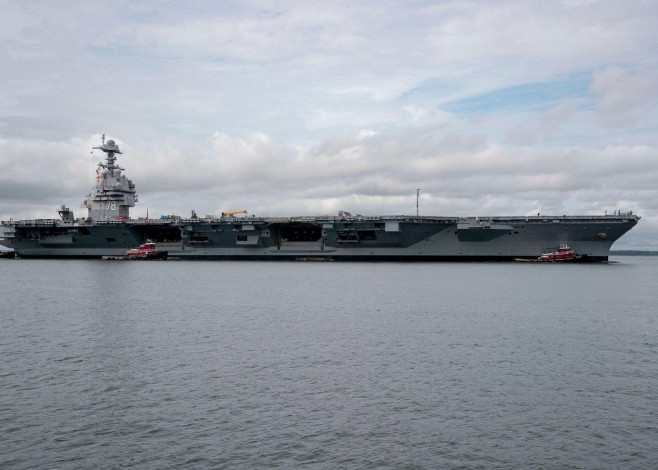 The aircraft carrier USS Gerald R. Ford (CVN 78) departed Naval Station Norfolk to make the transit to Newport News Shipyard in support of her Planned Incremental Availability (PIA), a six-month period of modernization, maintenance, and repairs, Aug. 20,