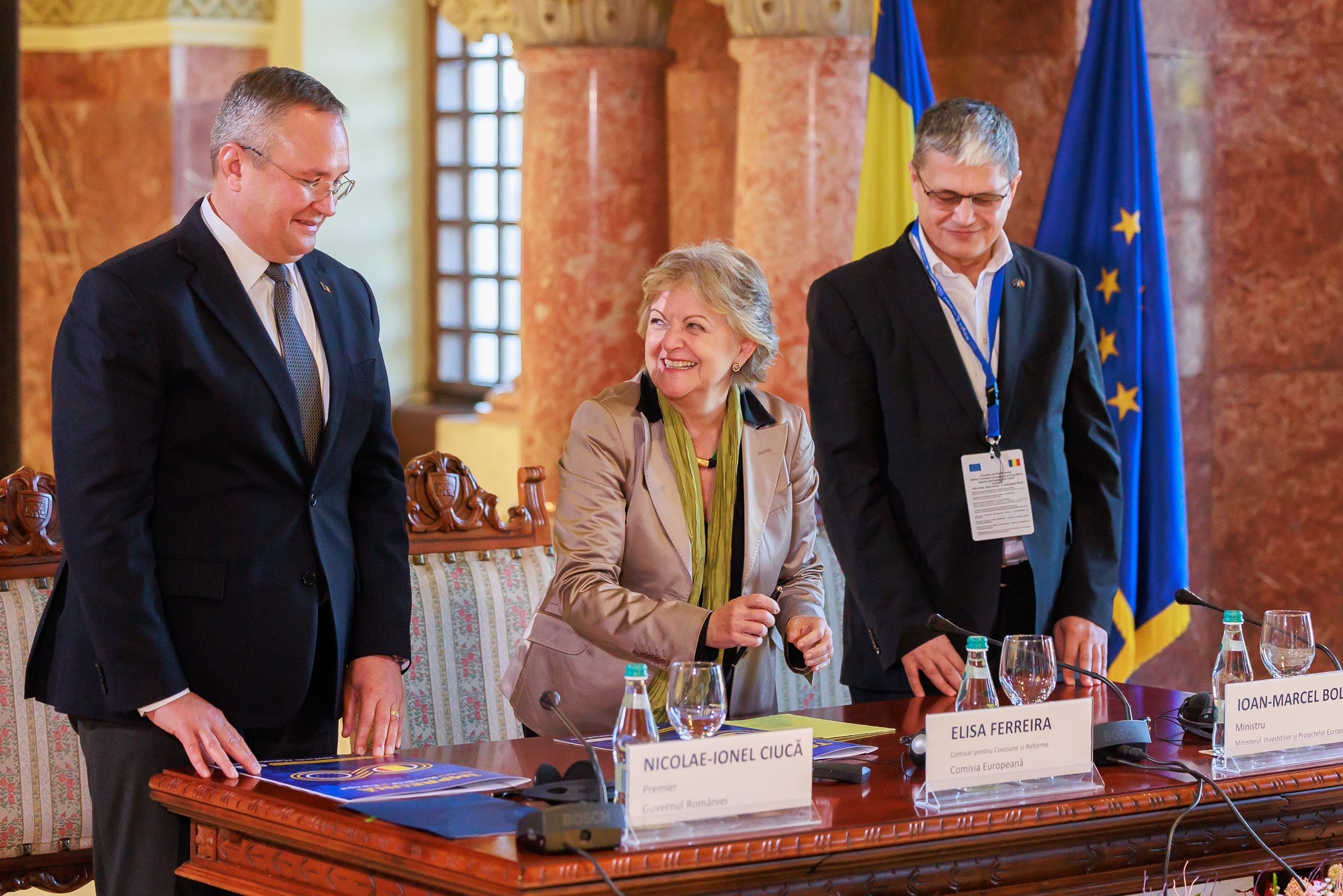 A fost semnat acordul de Parteneriat 2021-2027 dintre CE şi România. Ciucă: Pas important pentru dezvoltarea României