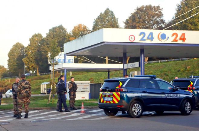 No fuel France. France runs out of petrol and diesel due to industrial action.