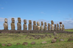 Velikonoční ostrov, kamenná socha, kamenné sochy, Easter Island Rapa Nui