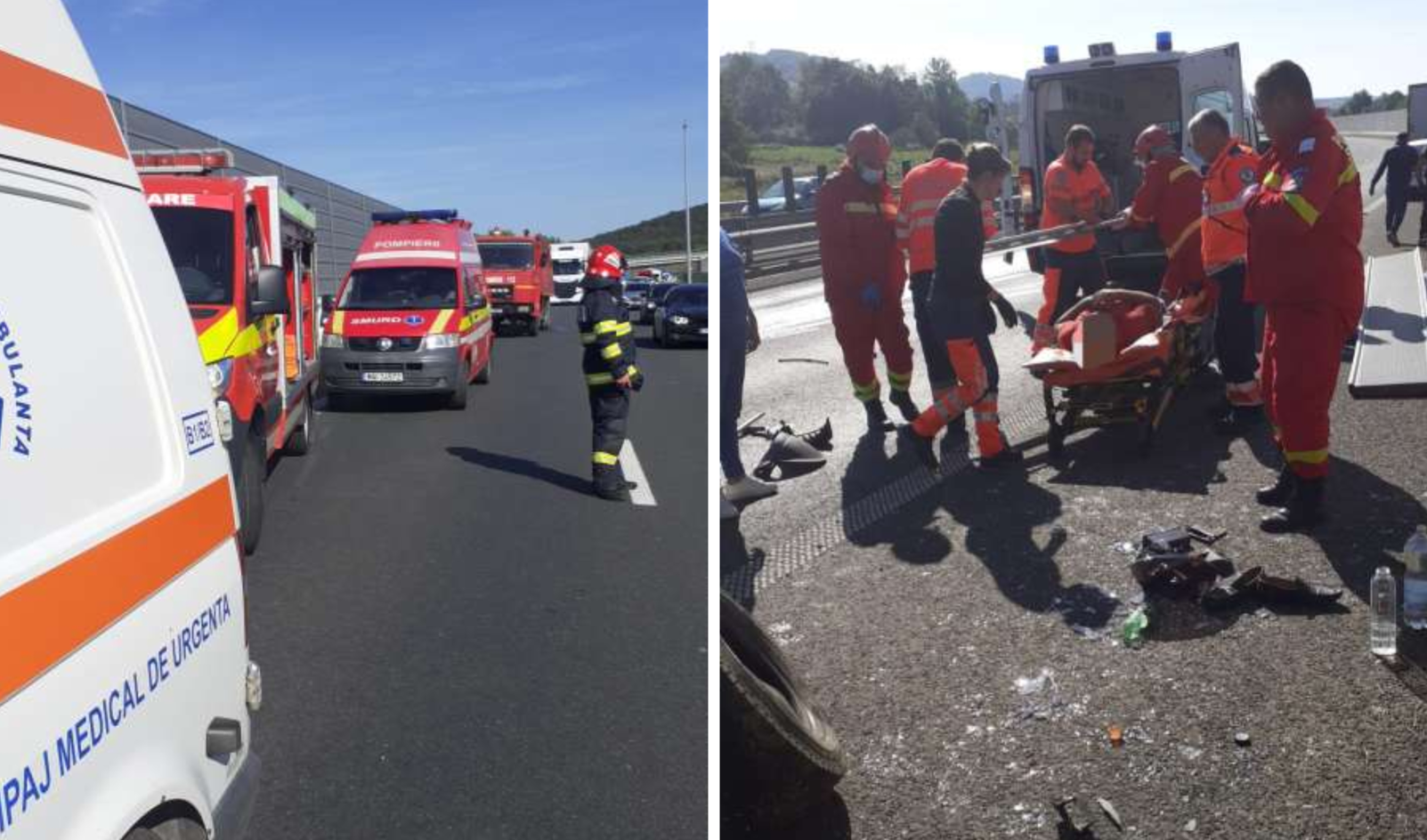Un mort şi trei răniţi, între care un copil, într-un accident pe autostrada A1