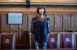 Ai-Da Robot will make history as the first robot to speak at the House of Lords, London, UK - 11 Oct 2022