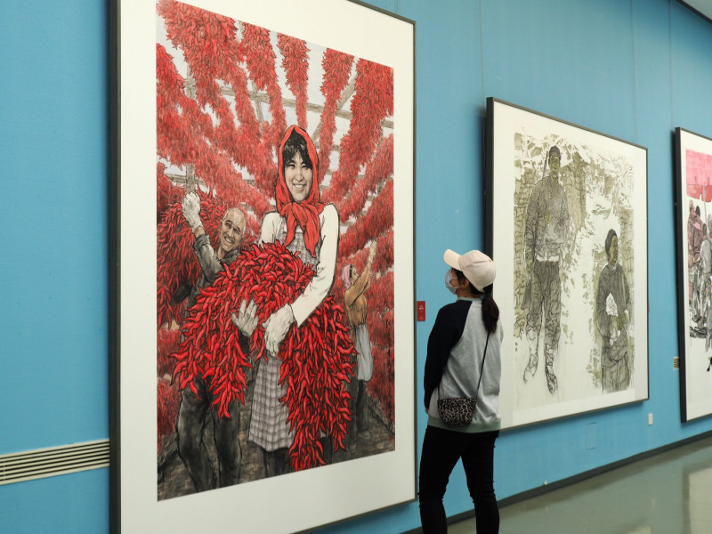China: China National Academy of Painting Held Art Exhibition