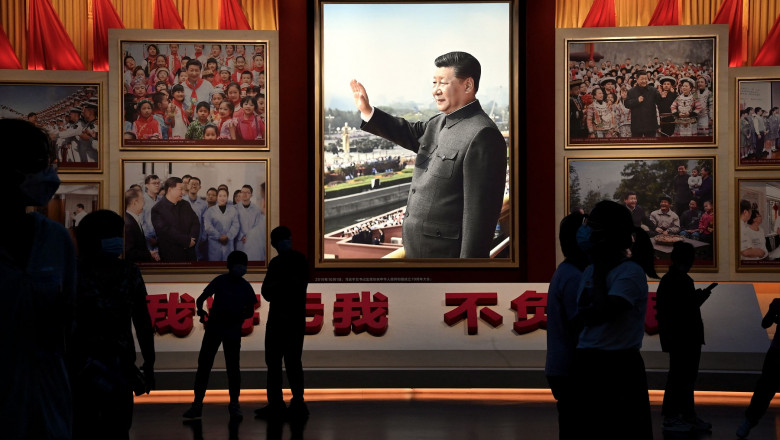 La Beijing are loc al 20-lea congres al Partidului Comunist Chinez (PCC), unde va fi reales secretar general Xi Jinping. Foto Profimedia (3)