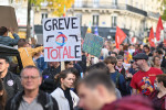 March Against High Prices And Climate Inaction - Paris, France - 16 Oct 2022