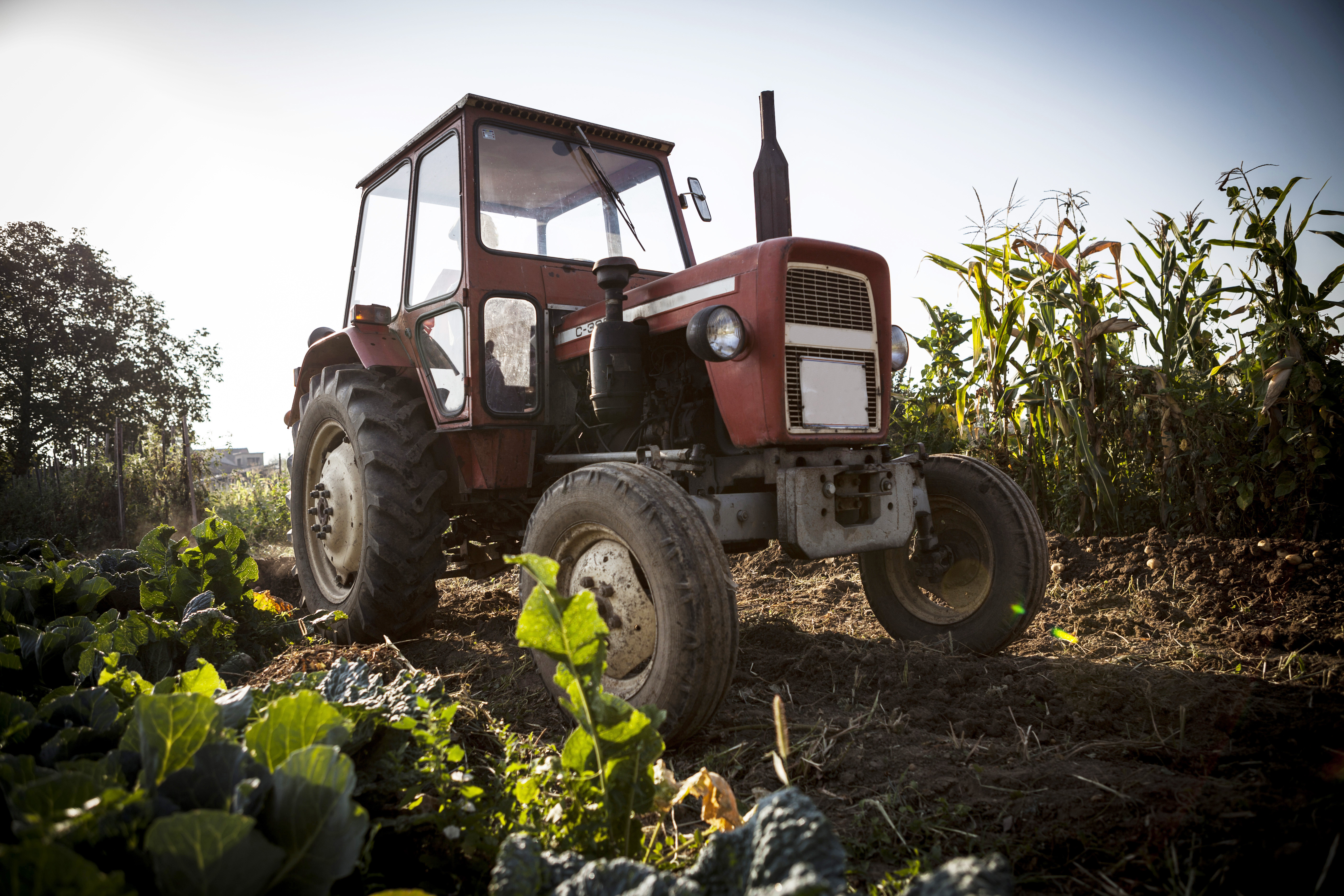Un bărbat din Argeș a murit după ce a fost prins sub un tractor