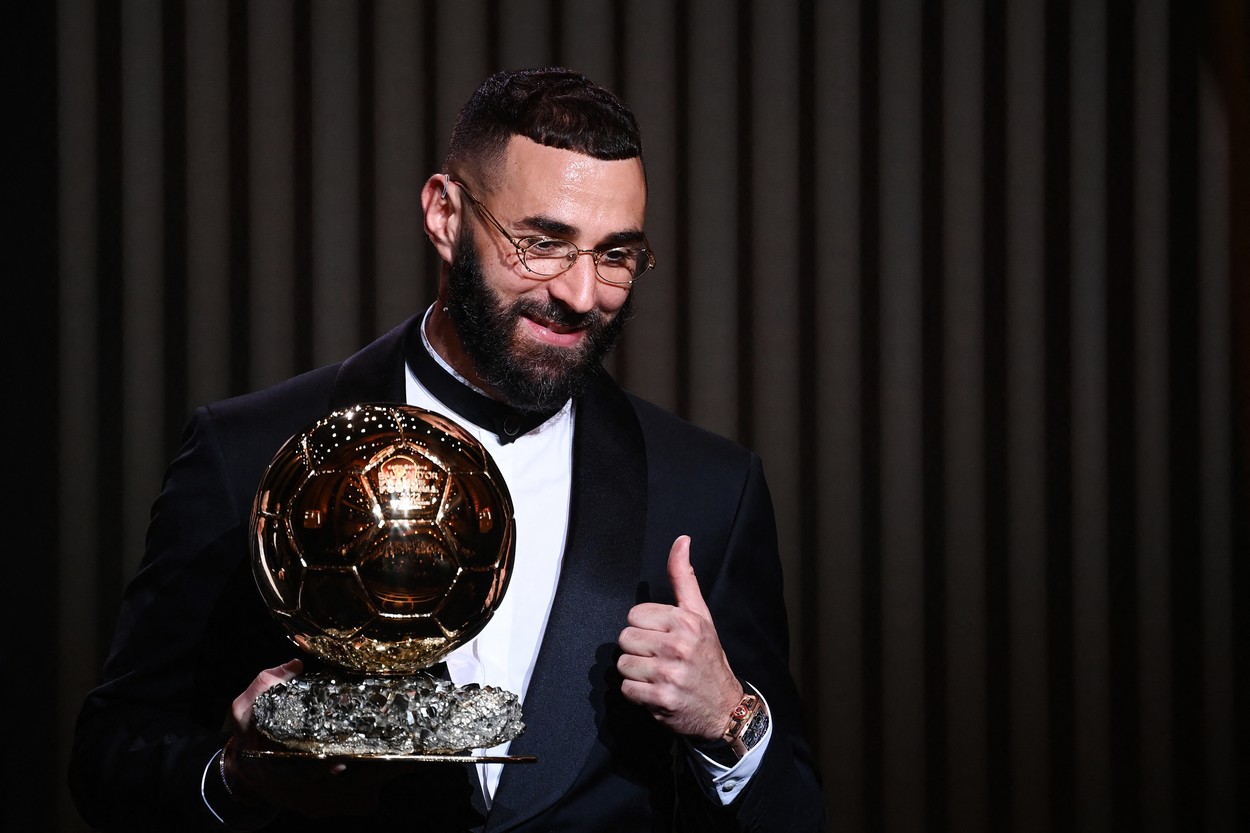 Balonul de Aur 2022 a fost câștigat în premieră de Karim Benzema: „Era un vis din copilărie, nu am renunțat niciodată”