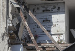 Collapse inside Naples cemetery, Italy - 05 Jan 2022