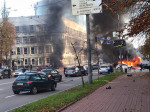 Atacuri cu rachete în Kiev. Sursa foto: AZ Geopolitics / Twitter