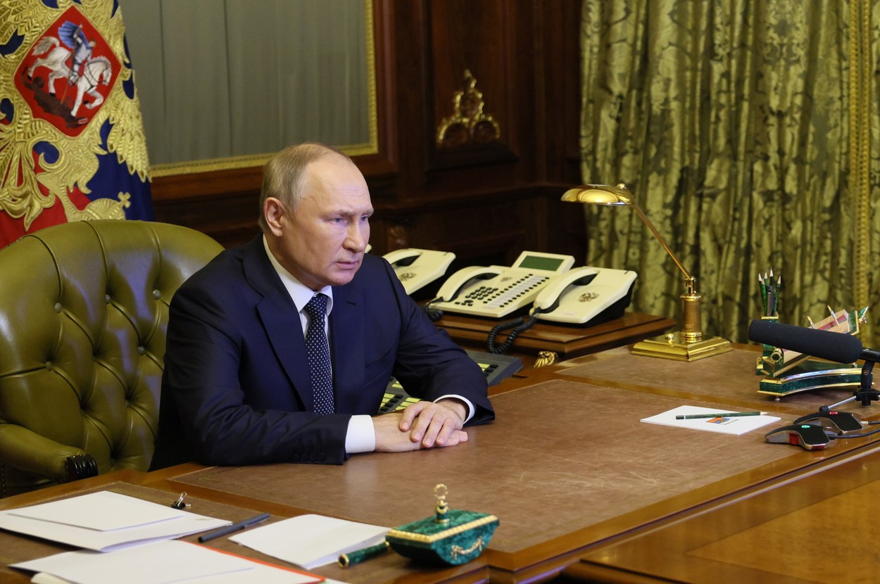 Putin îi acuză pe ucraineni că au vrut să arunce în aer gazoductul Turkish Stream și că au atacat centrala nucleară Kursk