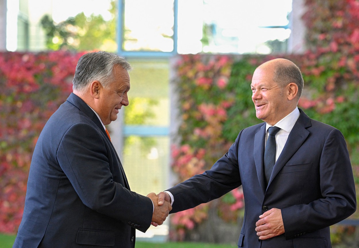 Viktor Orban, în vizită oficială la Berlin, s-a întâlnit cu Olaf Scholz, dar și cu Angela Merkel