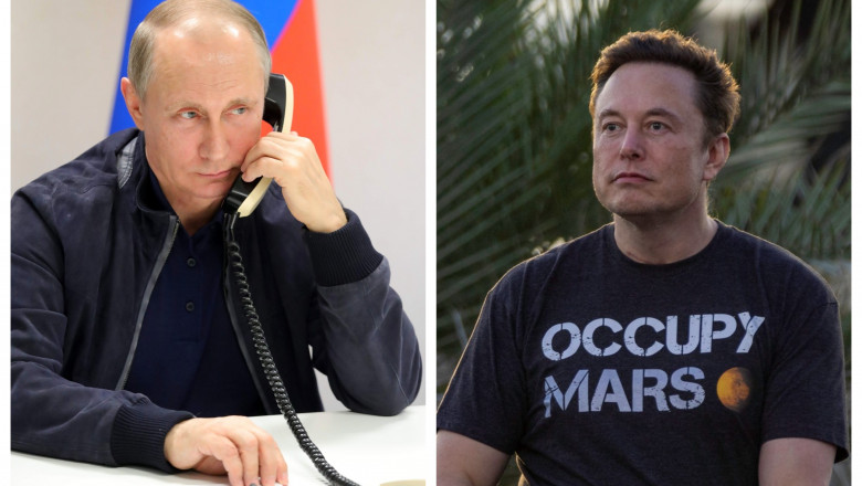 Vladimir Putin și Elon Musk