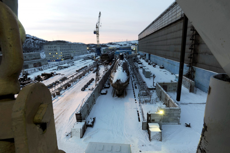 First Soviet nuclear submarine Leninsky Komsomol