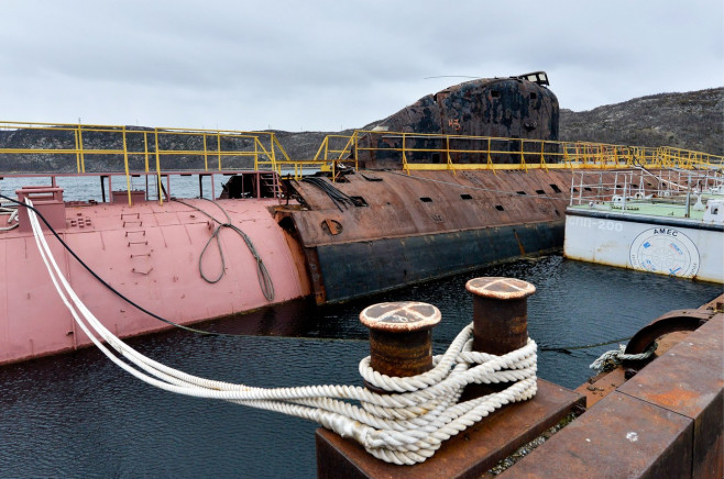 Leninsky Komsomol nuclear submarine in Murmansk Region, Russia