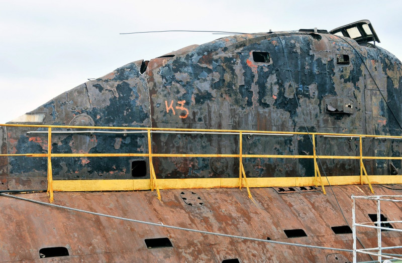 Leninsky Komsomol nuclear submarine in Murmansk Region, Russia