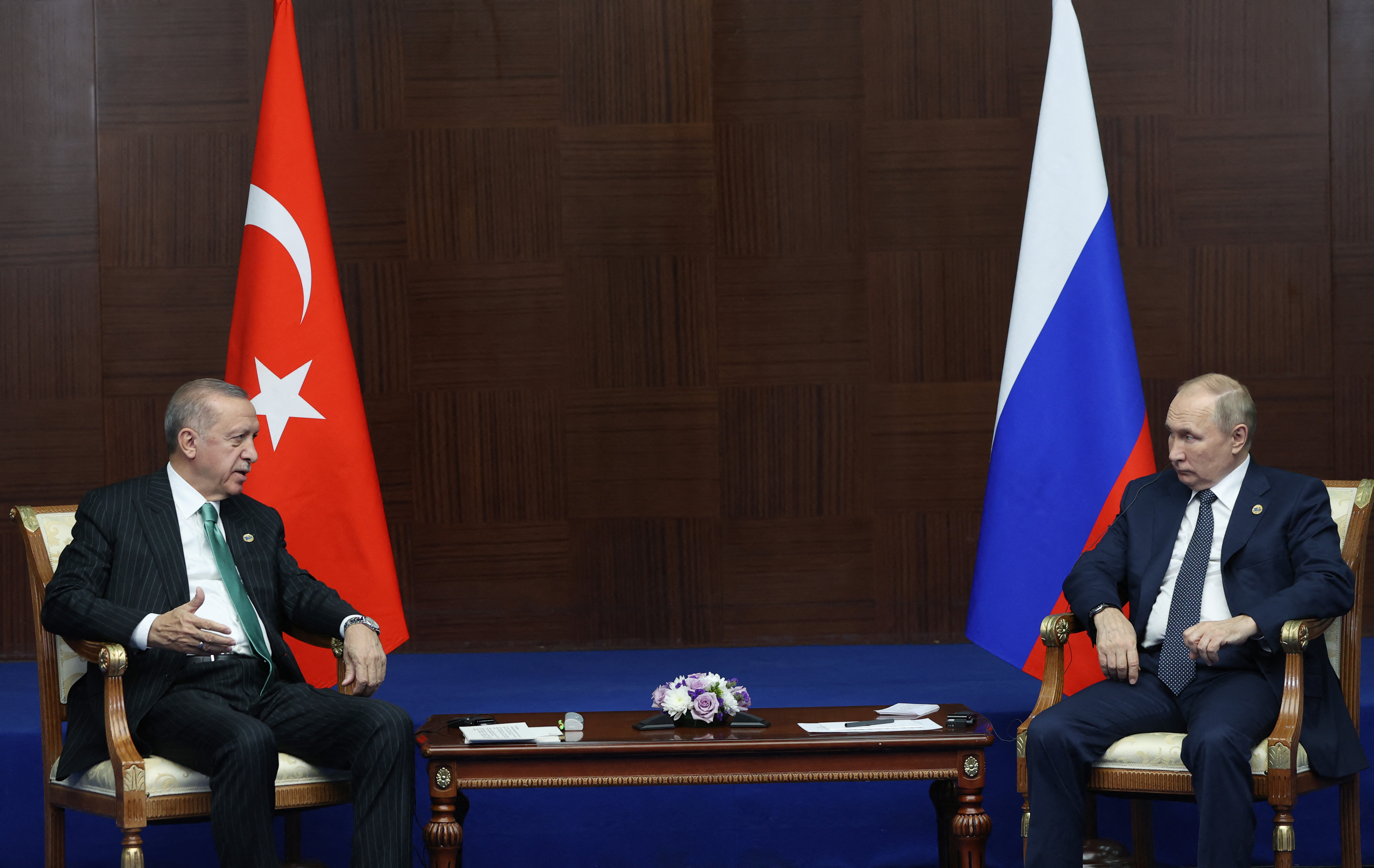 Putin vrea să-l convingă pe Erdogan să facă în Turcia un hub de aprovizionare cu gaze pentru UE