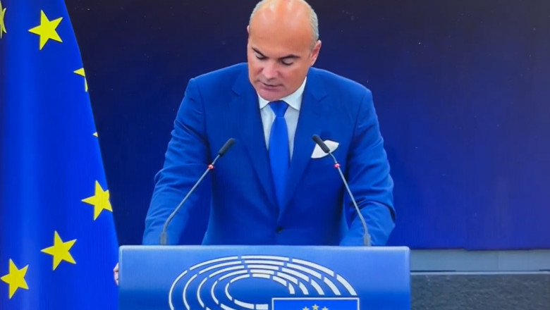 Rareș Bogdan vorbește în Parlamentul European.