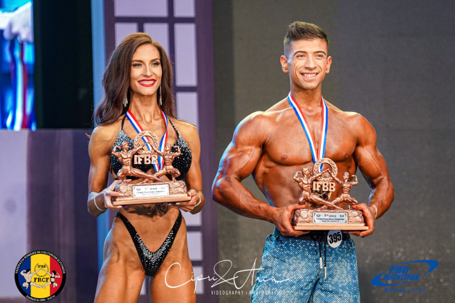 Narcisa Martin și Lucian Popa s-au clasat pe locul III și au obținut medalia de bronz la categoria Fit Pairs-Open (3)