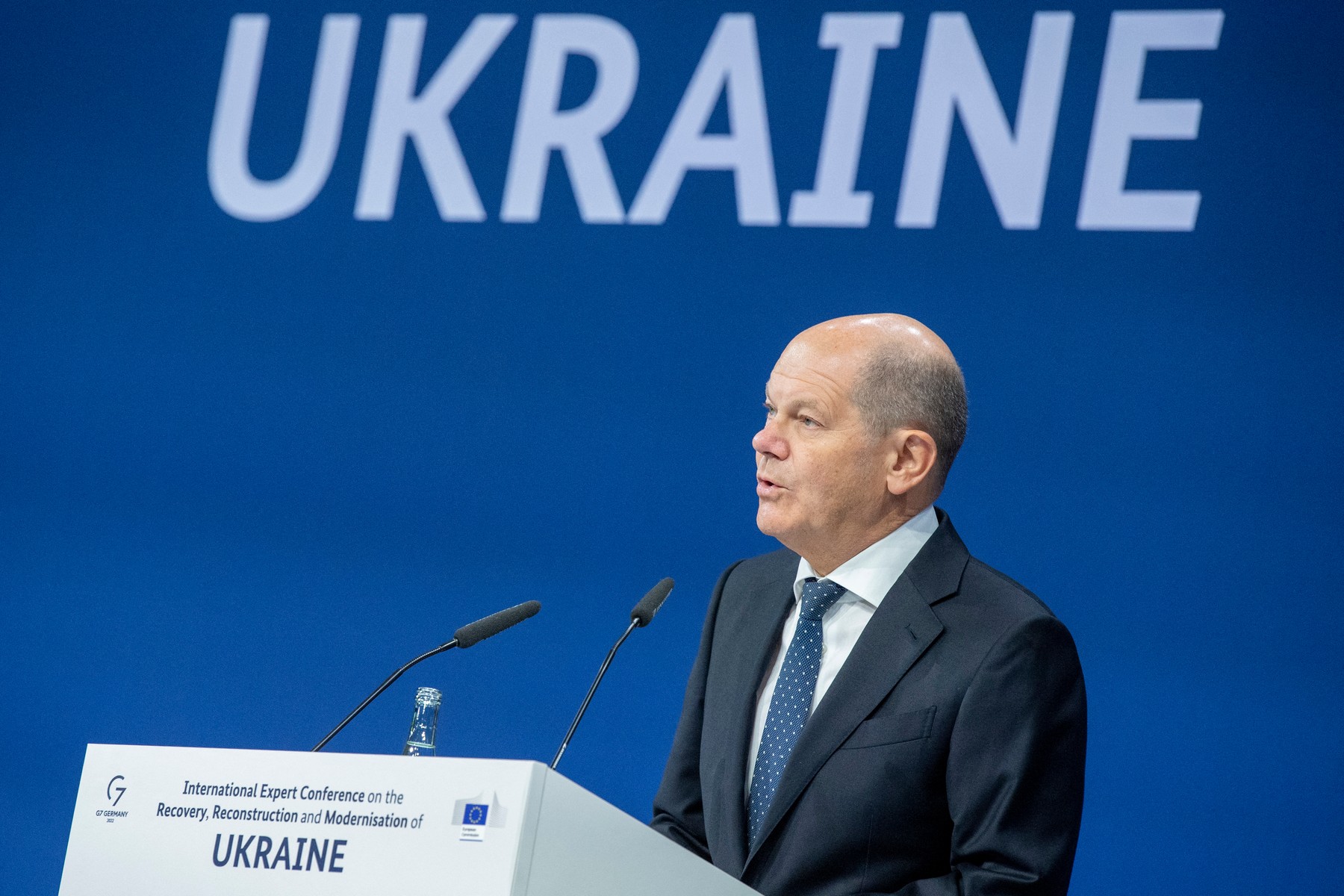 Olaf Scholz: Reconstrucția Ucrainei trebuie să înceapă acum