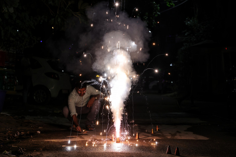 Diwali Celebrations In India, New Delhi - 24 Oct 2022