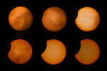 Partial Sun Solar Eclipse Over Italy, L'aquila - 25 Oct 2022