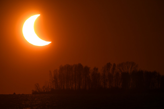 Russia Partial Solar Eclipse