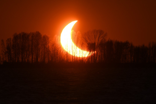 Russia Partial Solar Eclipse