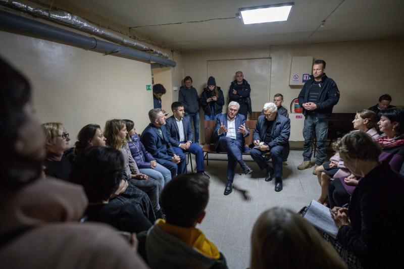 Federal President Steinmeier in Ukraine