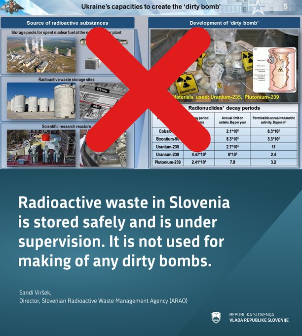 Fotografia care demontează delirul Rusiei cu "bomba murdară". Dezvăluirile făcute de Slovenia