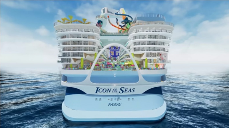 icon of the seas - partea din spate