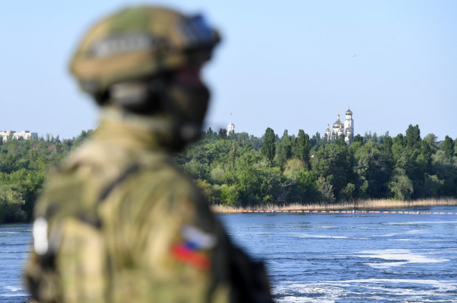 Ukraine Russia Military Operation Hydroelectric Station