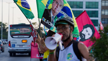 BRASILIA, SUPPORTERS LULA BOLSONARO