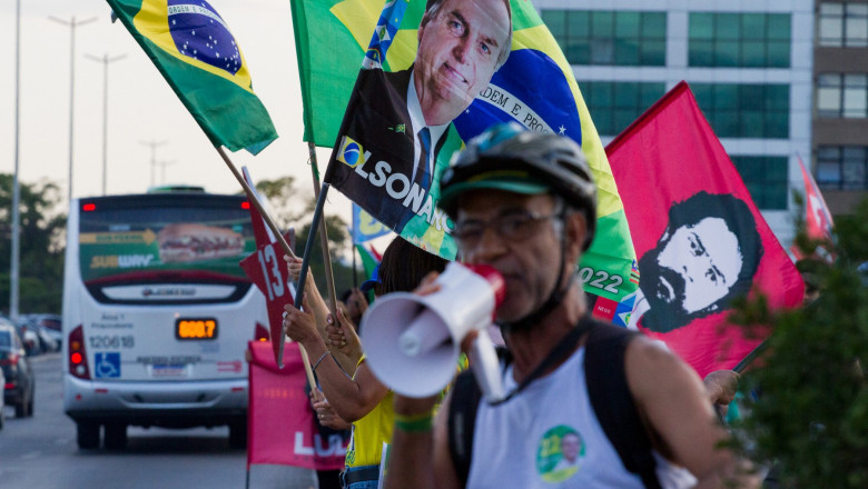 BRASILIA, SUPPORTERS LULA BOLSONARO