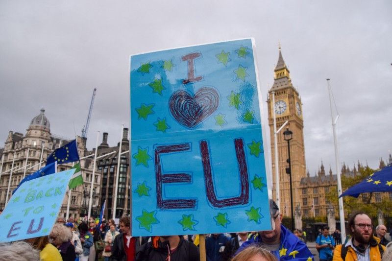National Rejoin the EU march in London