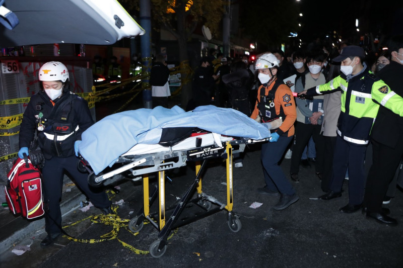 149 confirmed dead in Halloween stampede in Seoul's Itaewon, Seoul, South Korea - 30 Oct 2022