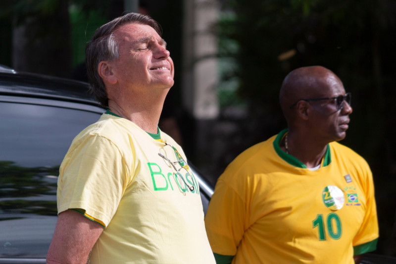 Brazil: Bolsonaro votes during second round of presidential election in Rio de Janeiro