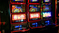 Casino interior, gaming slot machines