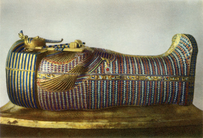 Second coffin of Tutankhamun