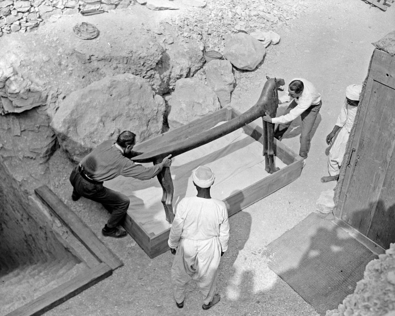 Discovery of King Tutankhamun's Tomb, Valley of the Kings, Luxor, Egypt - Nov 1922