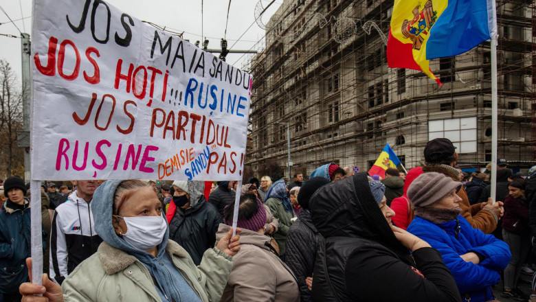Proteste în Republica Moldova.