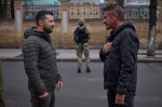 Hollywood Celebrity Sean Penn Meets with Ukrainian President Zelenskyy in Kyiv