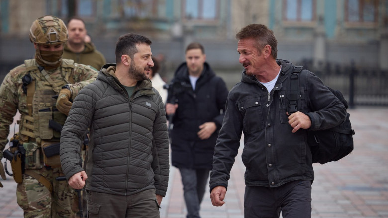 sean penn si volodimir zelenski