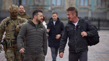 sean penn si volodimir zelenski