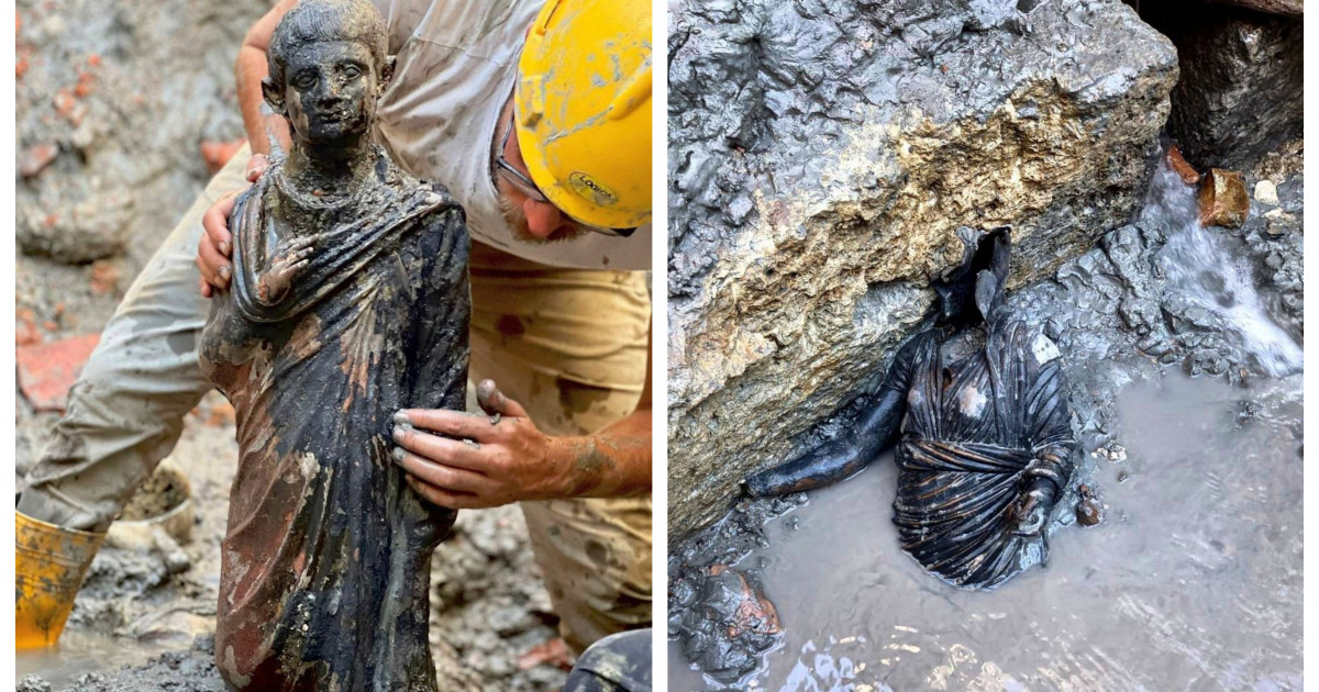 “Una scoperta che riscriverà la storia”: gli archeologi hanno portato alla luce dozzine di statue di bronzo del periodo dell’Antica Roma