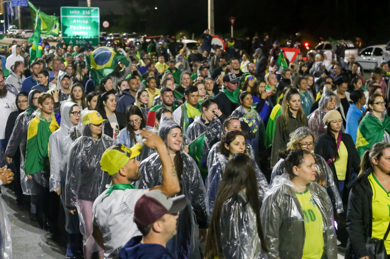 protestatari în Brazilia