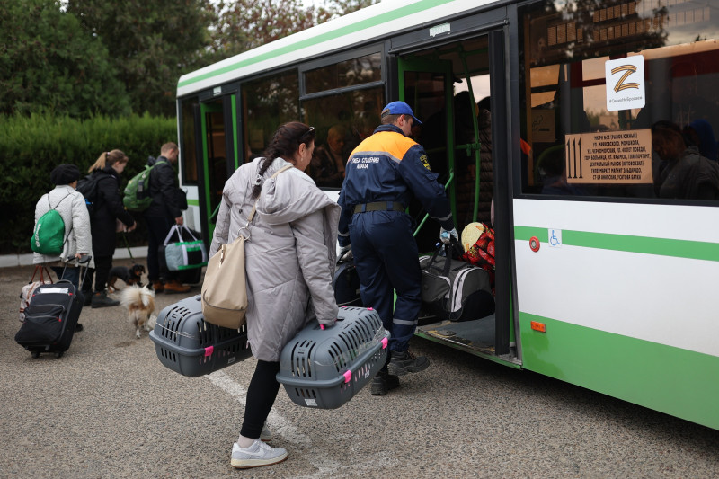 Russia Ukraine Military Operation Evacuees