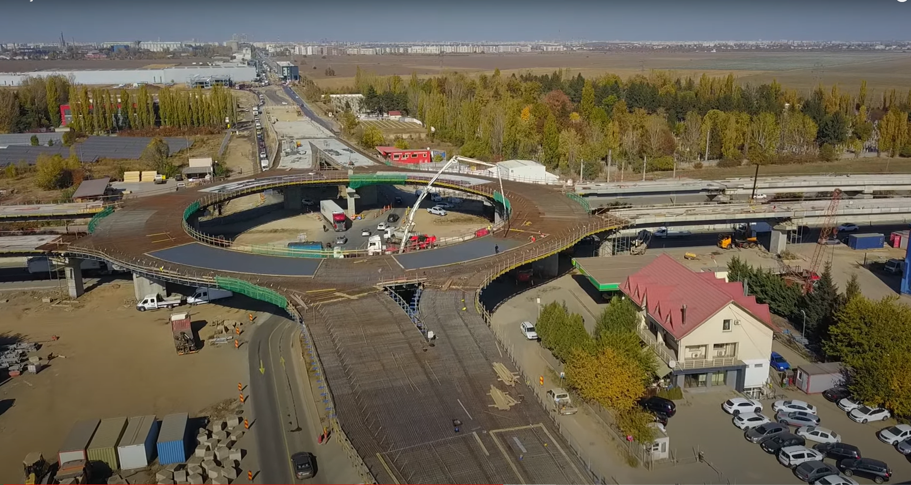 VIDEO Care este stadiul lucrărilor la centura și pasajele din sudul Capitalei