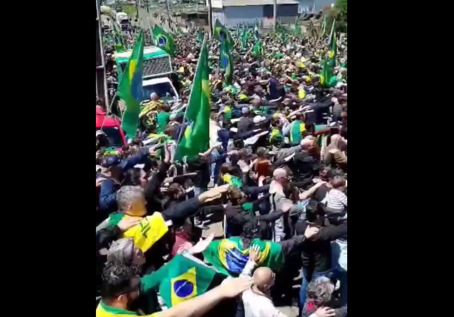 Scandal uriaș în Brazilia după ce susținătorii lui Bolsonaro au fost filmați făcând salutul nazist. Gestul este ilegal în țară