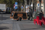 Paris: The 'Corbicycle' A very last journey by bicycle.